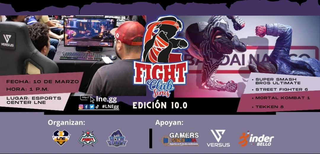 FIGHT CLUB SERIES EDICIÓN 10.0 - MORTAL KOMBAT 1
